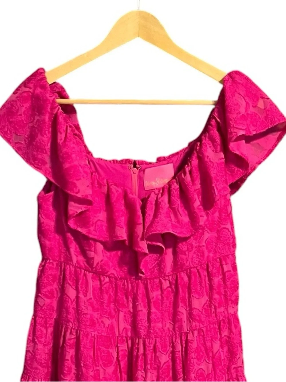 Lilly Pulitzer Emie Berry Soiree Ruffle Mini‎ Dress NWT Size 4